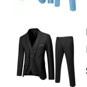 Men's Black Suit Set